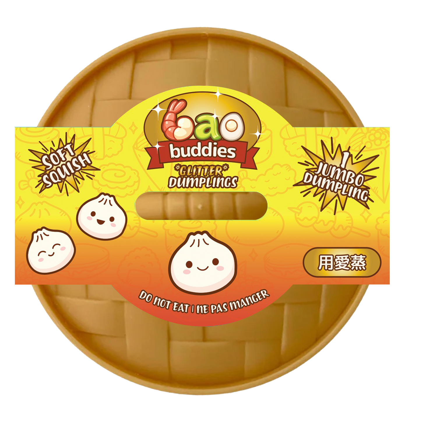 Bao Buddies Glitter Dumplings Squishy