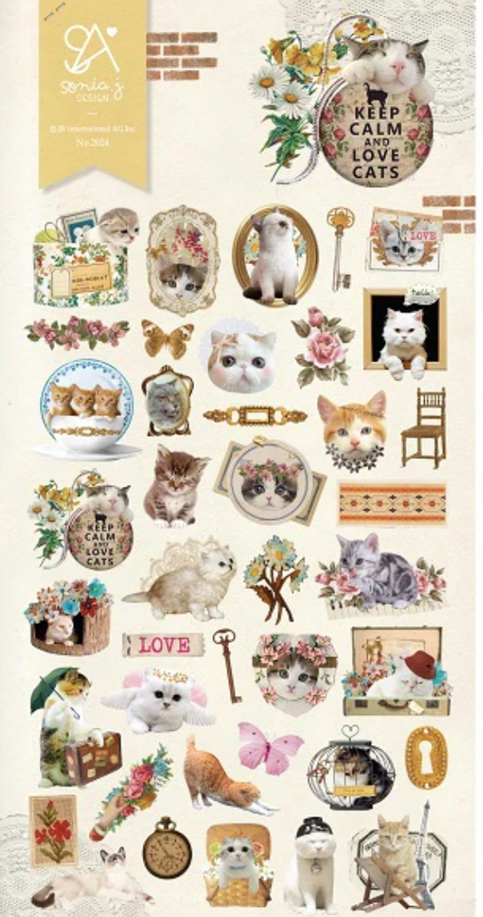 Sonia J Cat Stickers