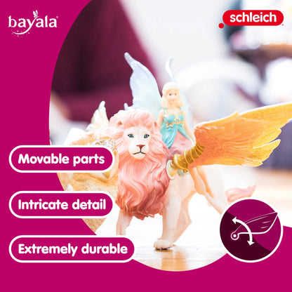 Fairy In Flight On Winged Lion Fairy