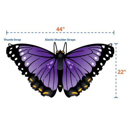 DRESS-UP BUTTERFLY WINGS- PURPLE MORPHO
