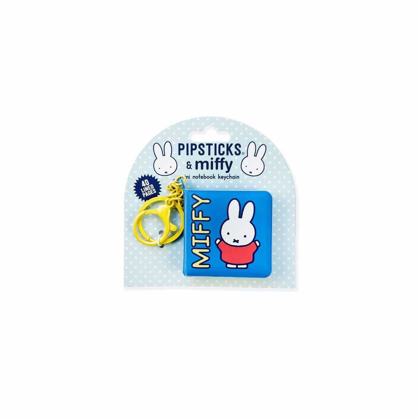 Miffy Puffy Mini Notebook Keychain