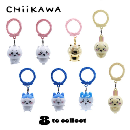 Chiikawa Clip-On Figure Backpack Hangers in Display