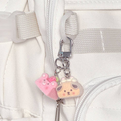 Fuzzy Cake Keychain Blind Box (Random Style)
