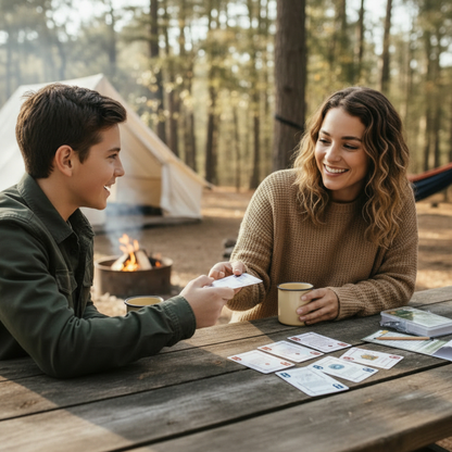 Kids Outdoor Card Game – Waterproof 4-in-1 Deck