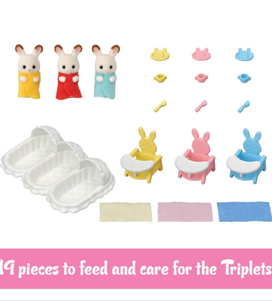 Calico Critters - Triplets Care Set