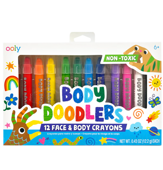 Ooly Body Doodlers - Face and Body Crayons