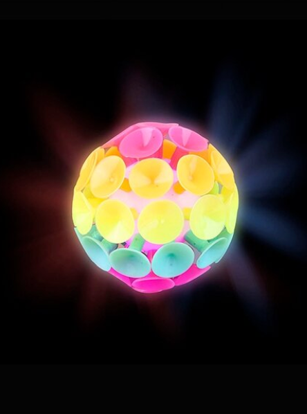 Light-Up Suction Cup Ball