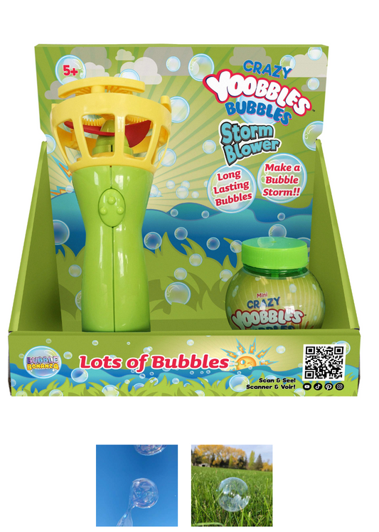 Crazy Yoobbles Bubbles Storm Blower