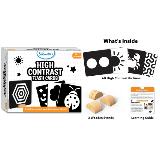 Skillmatics - Flash Cards: High Contrast for 0 to 12 Months