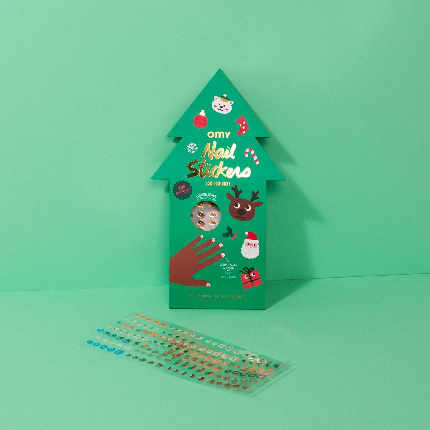 Ho Ho Ho Holiday - Nail stickers