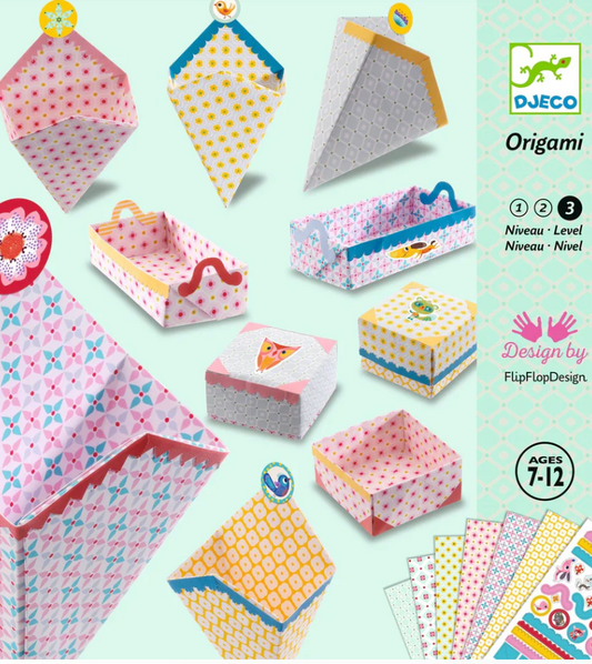 Small Boxes Origami Paper Craft Kit