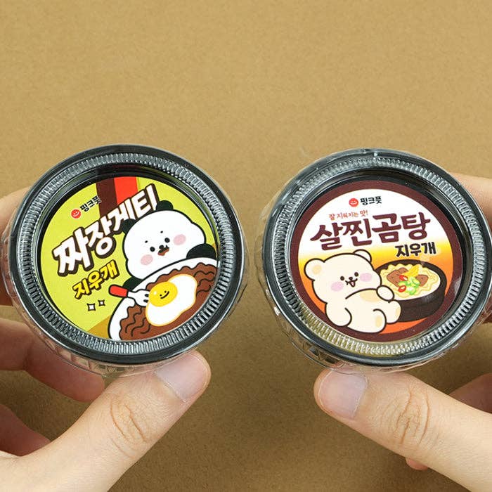 Cup Ramen Eraser Set 6 Designs Collectable