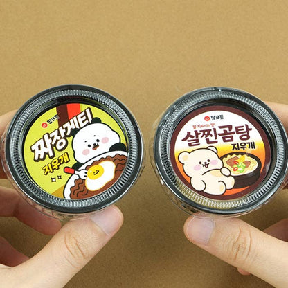 Cup Ramen Eraser Set 6 Designs Collectable