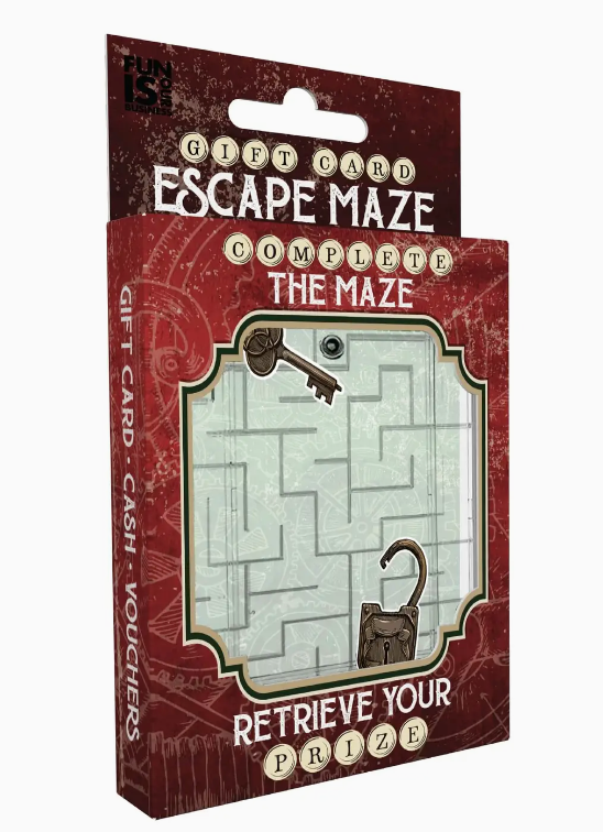 Complete the Maze Gift Card Holder
