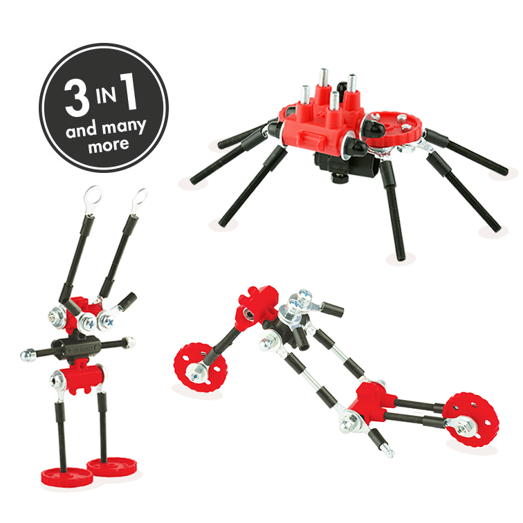 SpiderBit - Animal Kit: DIY Spider Building Set 6+, Insects