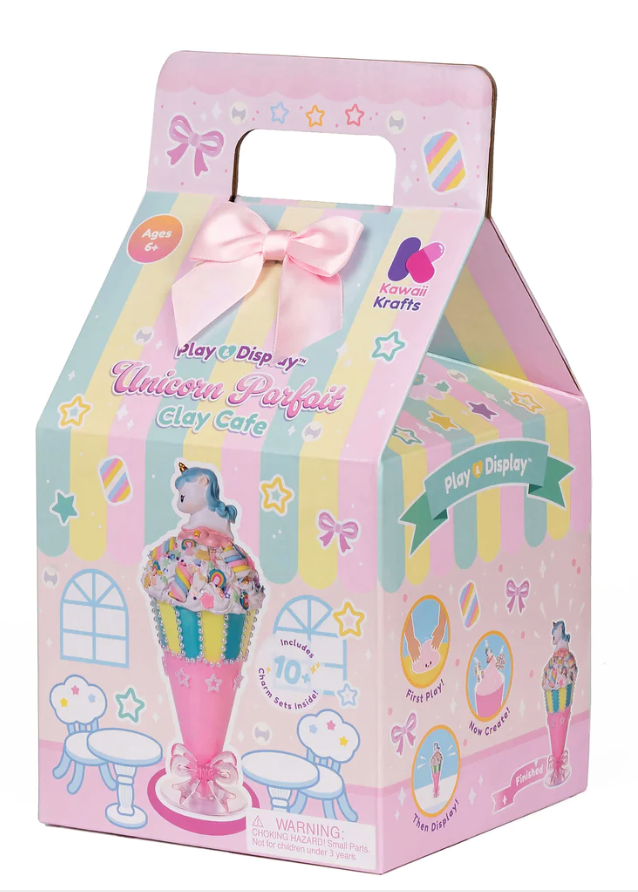 Play & Display Unicorn Parfait Clay Cafe Kit