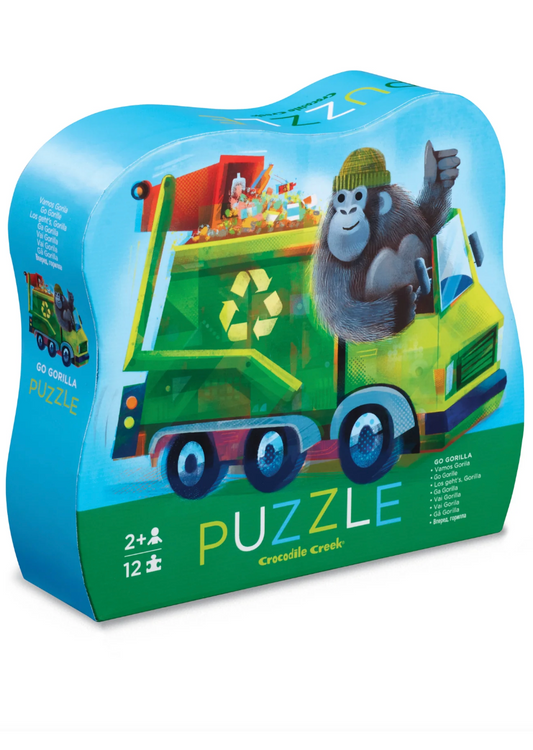 12-Piece Mini Puzzle - Go Gorilla