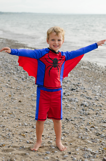 Super Spider Swimsuit, Size 3-4