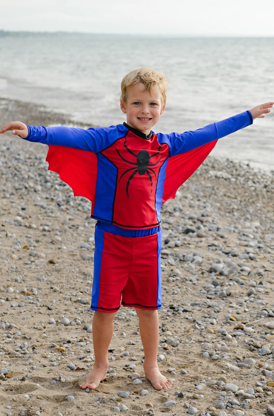 Super Spider Swimsuit, Size 3-4