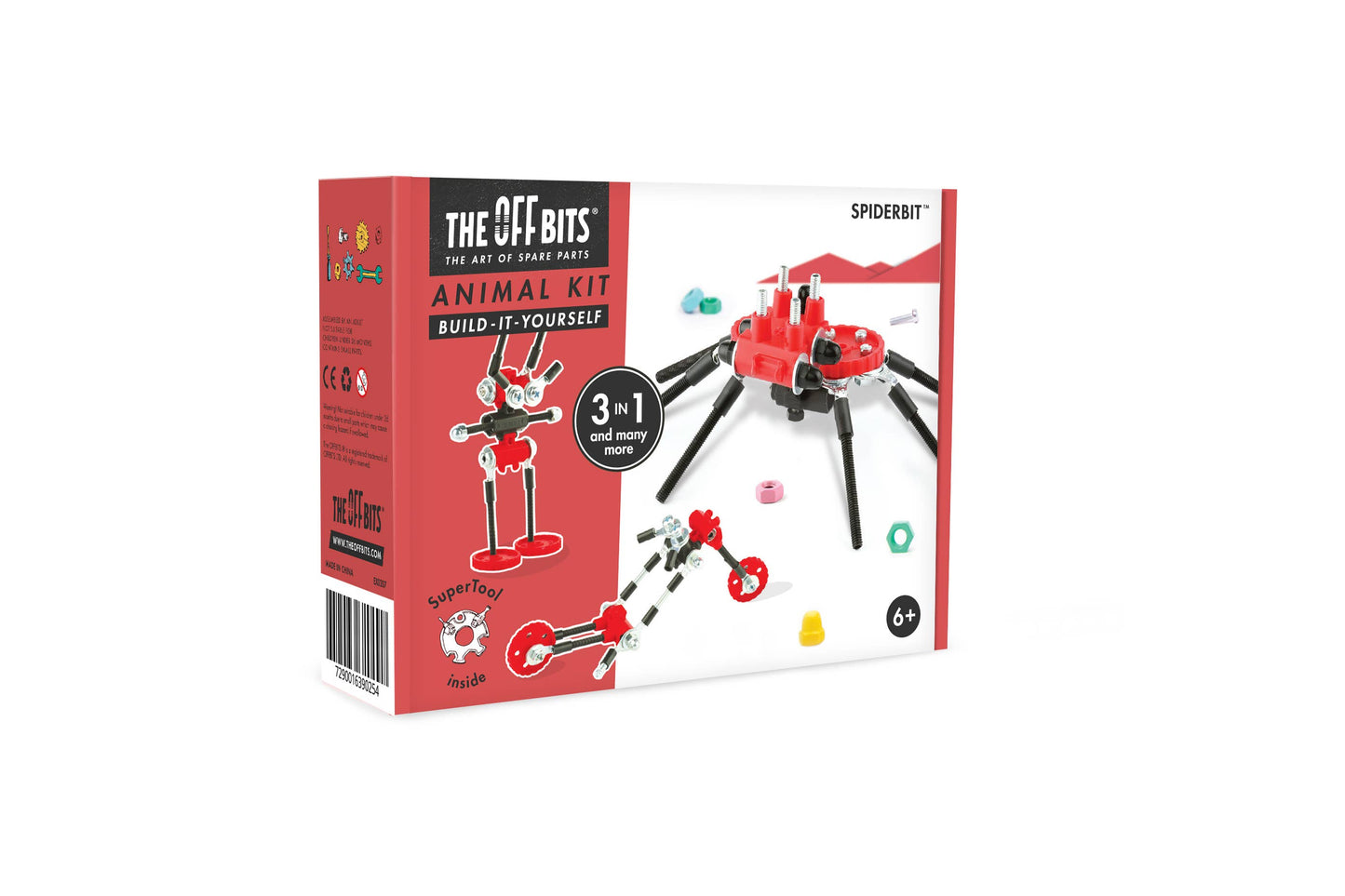 SpiderBit - Animal Kit: DIY Spider Building Set 6+, Insects