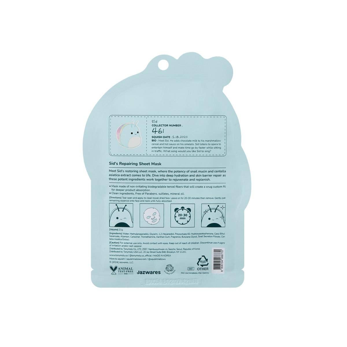 Squishmallows x TONYMOLY Sheet Mask