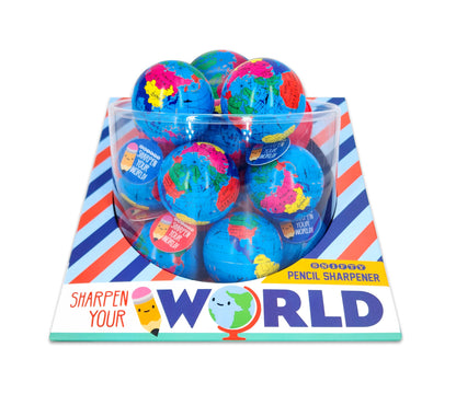 Sharpen Your World - globe pencil sharpener