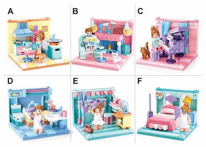 Mini-Handicraft Home Building Brick Kit