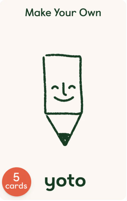 Yoto - Make Your Own Cards (Pack of 5)