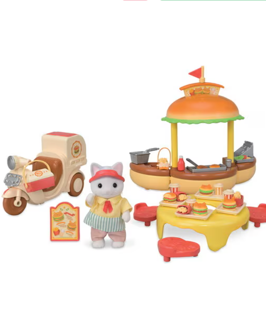 Calico Critters - Hamburger Stand
