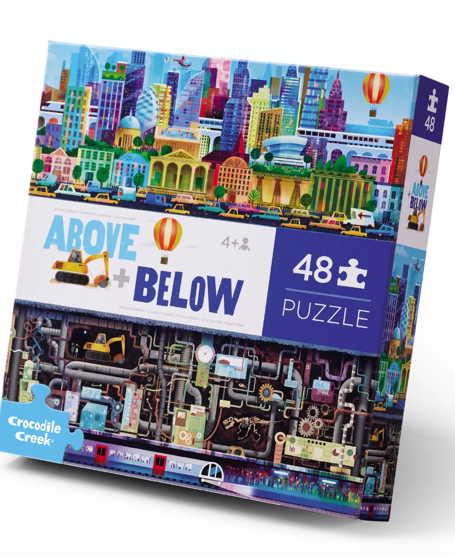 48-pc Puzzle Above & Below Big City