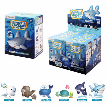 3D Puzzle Stickers Blind Box – Ocean Squad