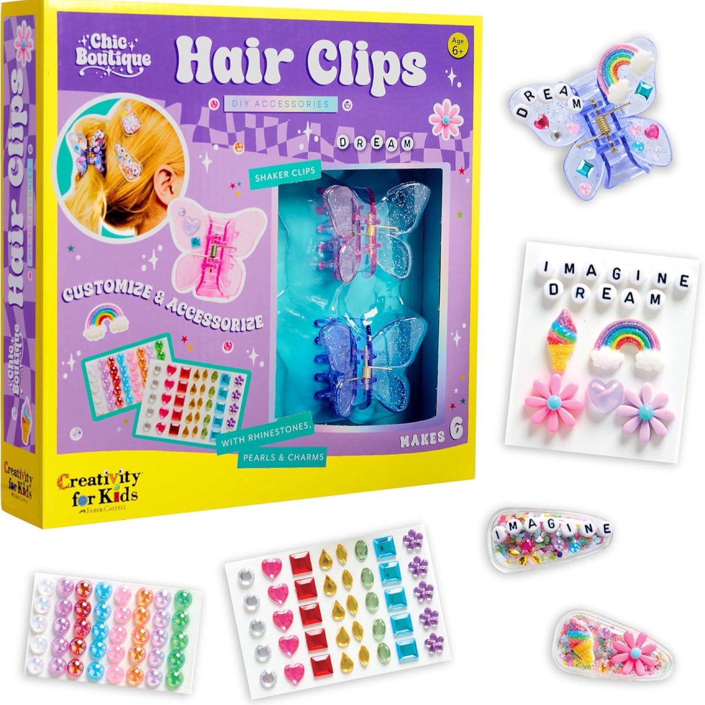 Creativity for Kids Chic Boutique Hair Clips: Create 6 DIY Hair Clips, Crafts and Birthday Gifts for Girls