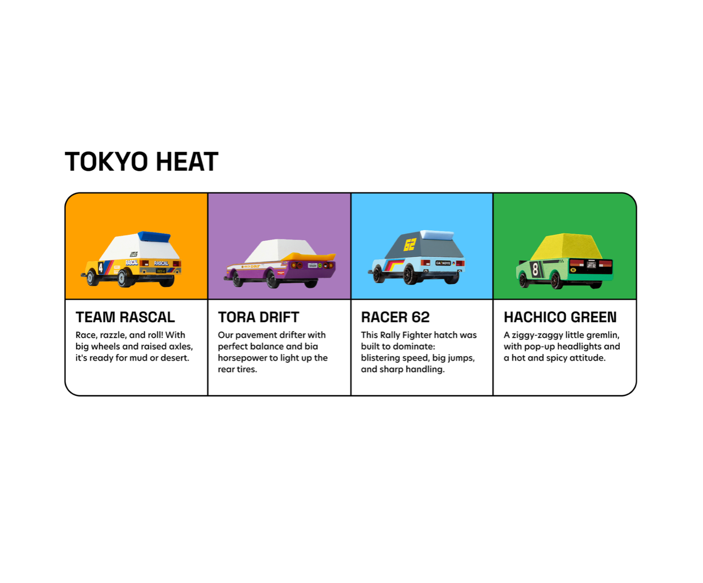 Tokyo Heat TOONS™ 4-Pack