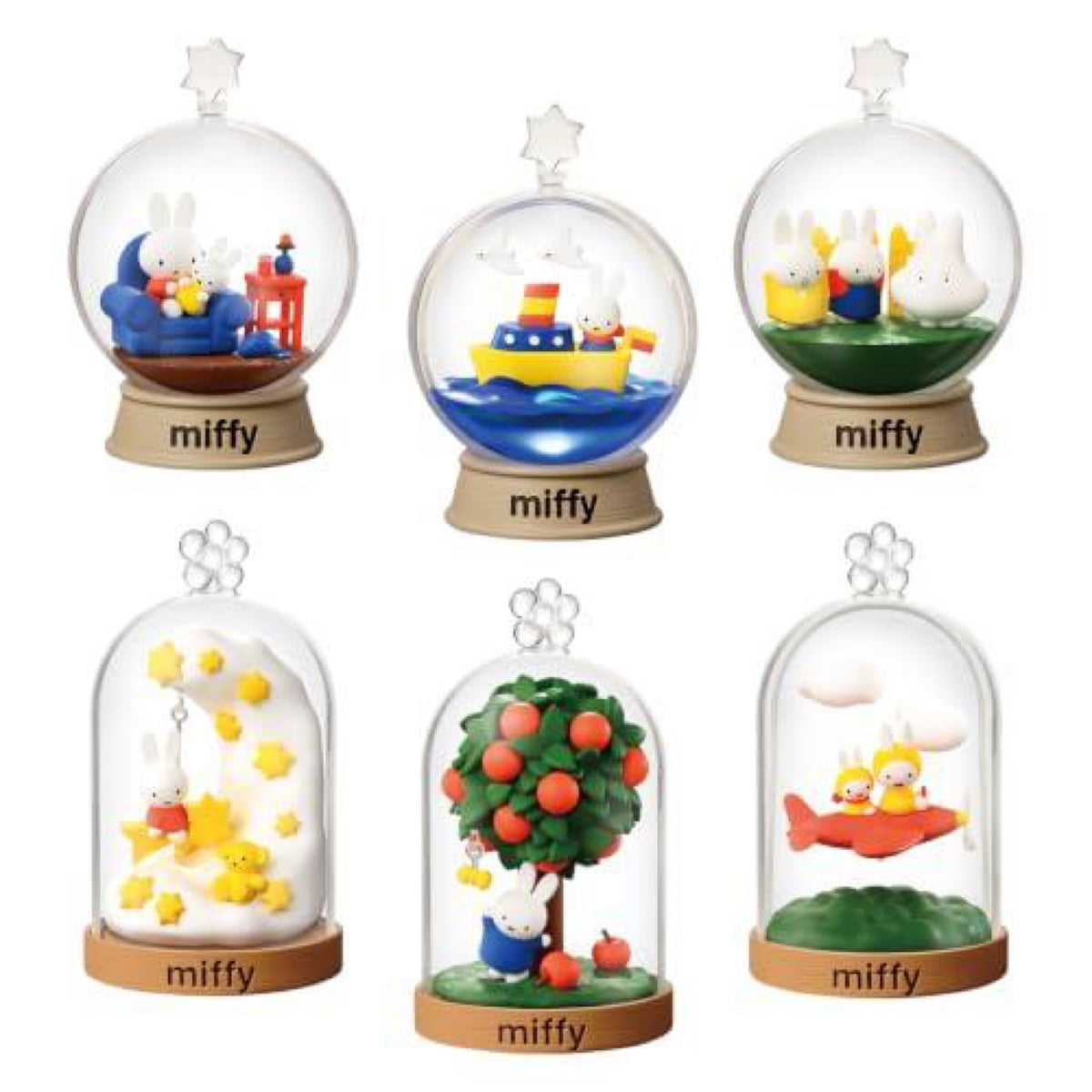 Re-Ment Miffy Terrarium Blind Box-Trading Figure- 1 Random Variation (1 of 6 Styles)