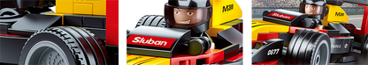 Car Club F1 Racer Building Brick Kit (120 Pcs)