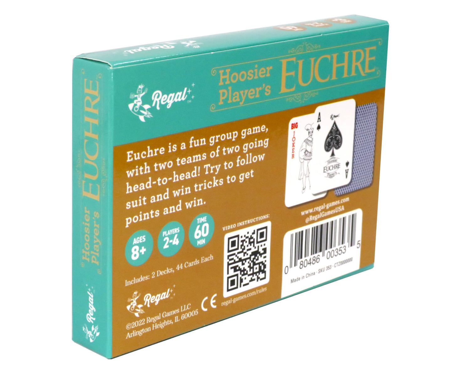 Regal Games Hoosier Euchre Card Game