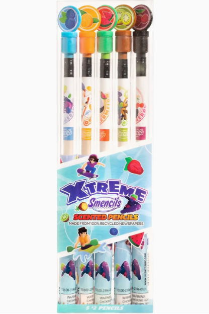 X-Treme Smencils - Scented Pencils - 5 pack