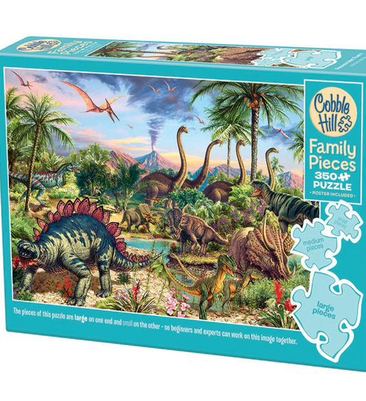 Prehistoric Party Puzzle | Family Pieces 350