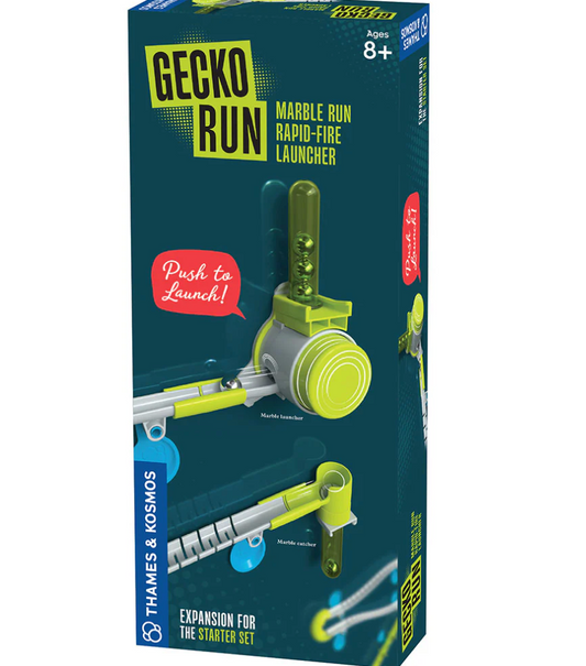 Gecko Run: Marble Run Rapid-Fire Launcher Expansion Pack