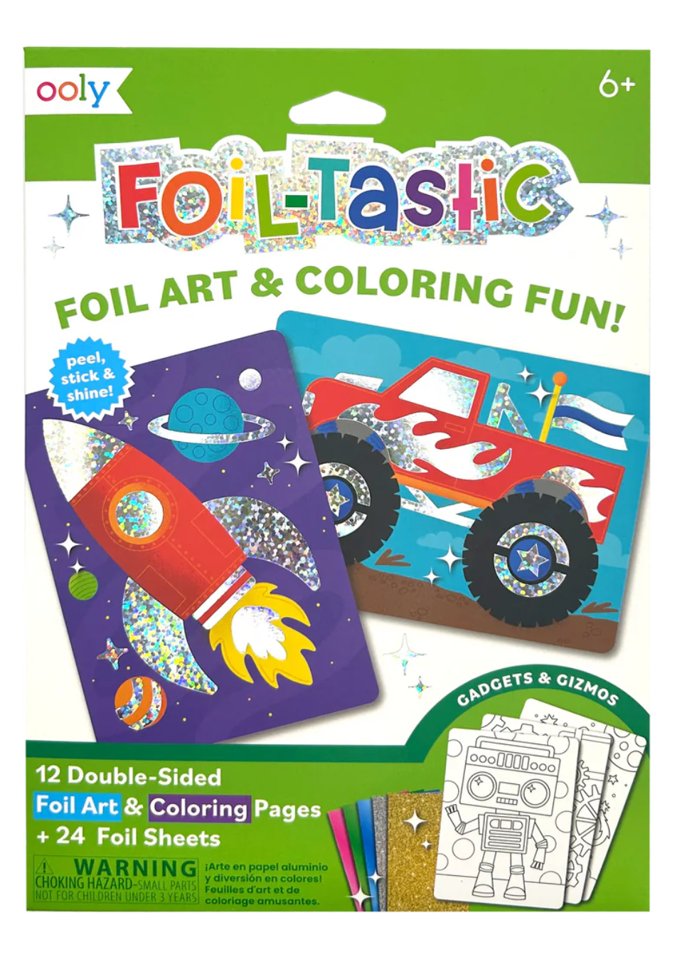 Foil-tastic Foil Art & Coloring Set - Gadgets & Gizmos